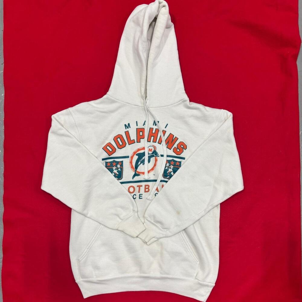 Miami Dolphins‎ NFL Hoodie Pullover Teal Football Sweatshirt